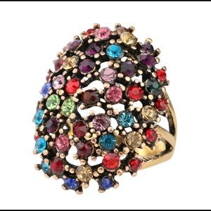 Multi gem ring